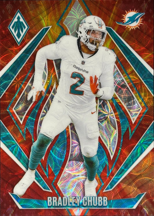 Bradley Chubb Phoenix Fire Burst /350 Dolphins