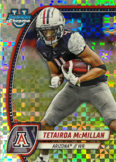 Tetairoa McMillan Bowman U Chrome X-Fractor Panthers