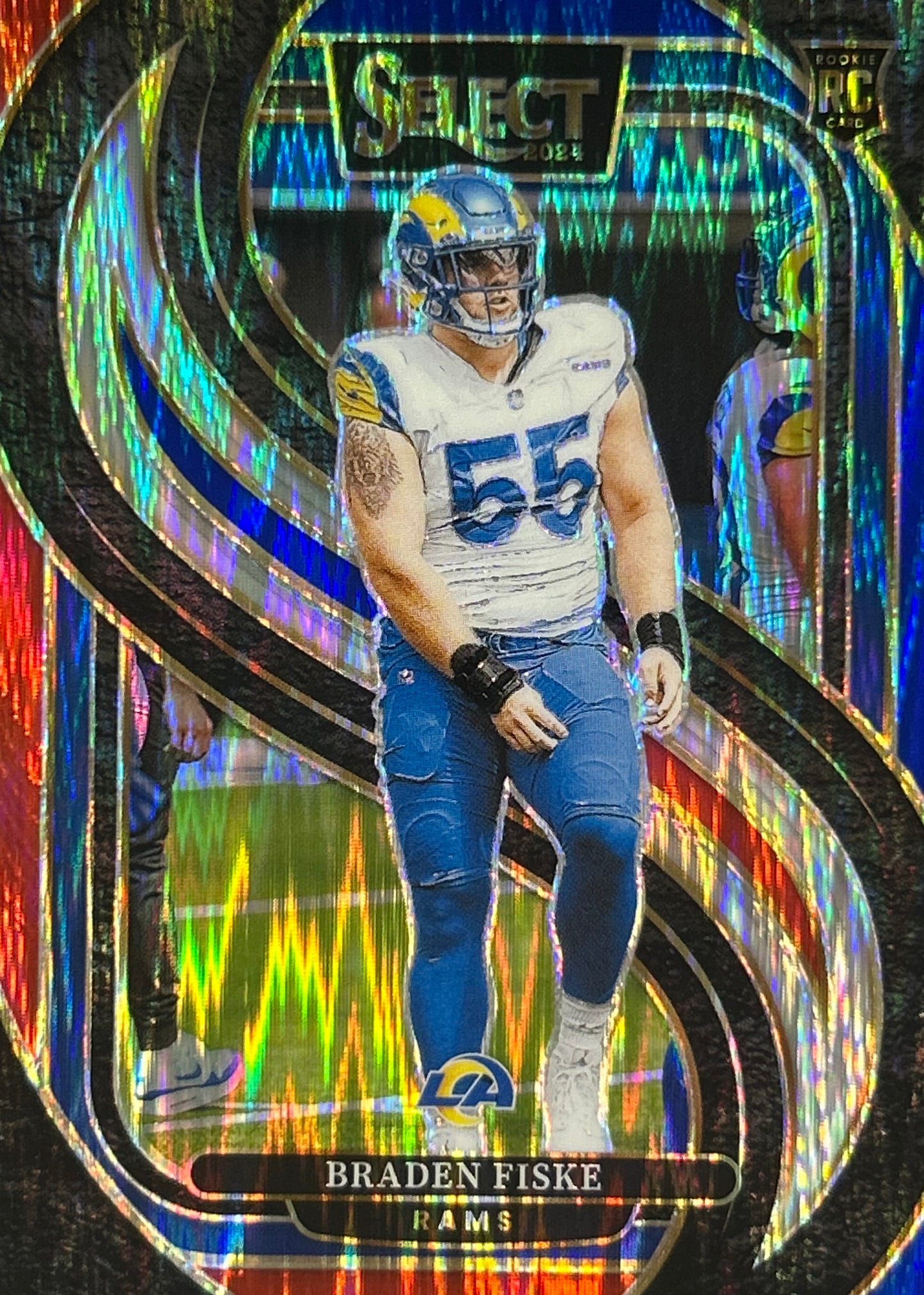 Braden Fiske Select Red Blue Shock Rookie Ramso