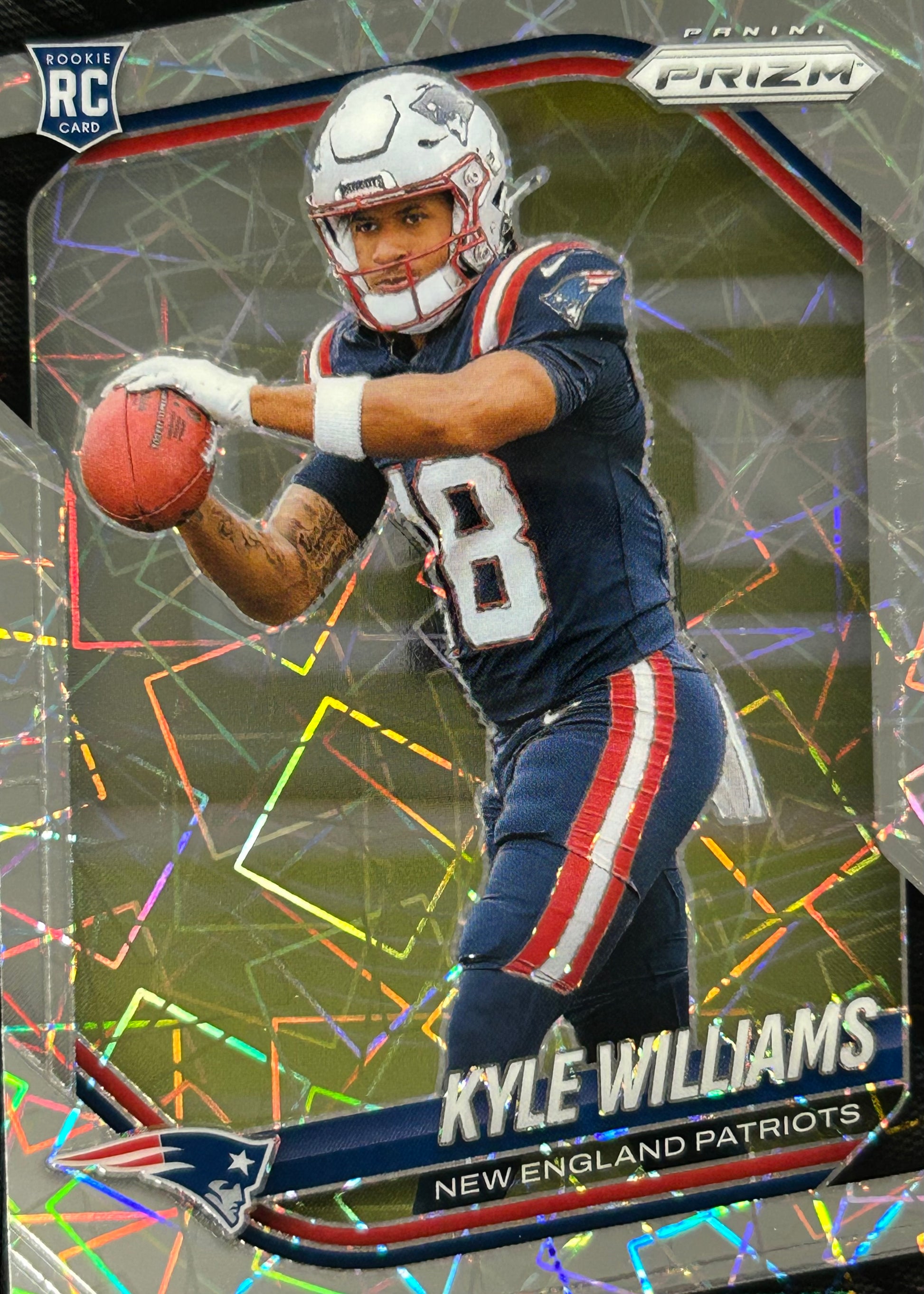 Kyle Williams Prizm Lazer Rookie Patriots Sports Card