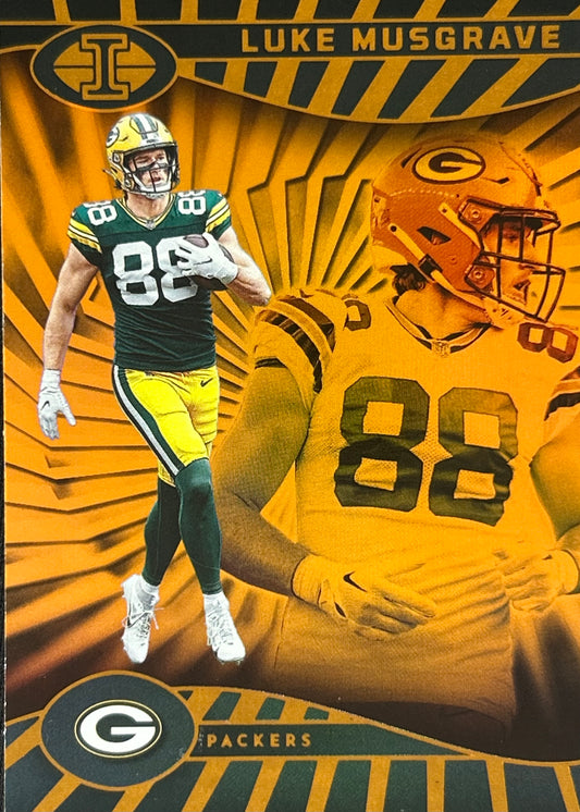 Luke Musgrave Illusions Orange Rookie Packers