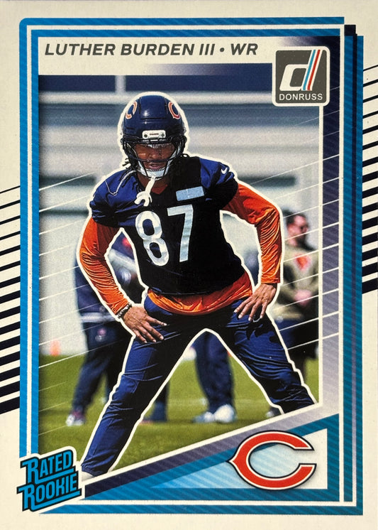 Luther Burden Donruss Rated Rookie Bears