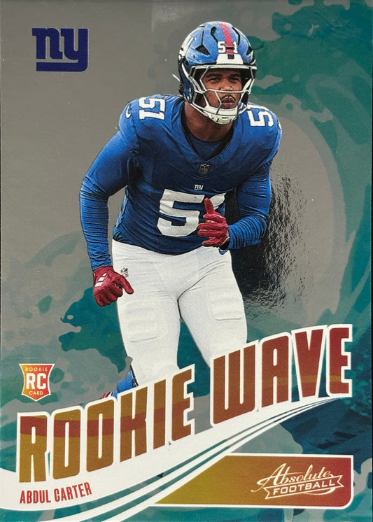 Abdul Carter Rookie Wave Giants