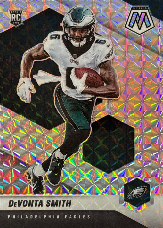 Devonta Smith Mosaic Prizm Rookie Eagles
