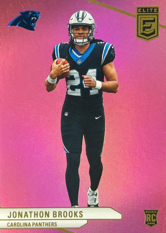 Jonathan Brooks Elite Pink Rookie Panthers