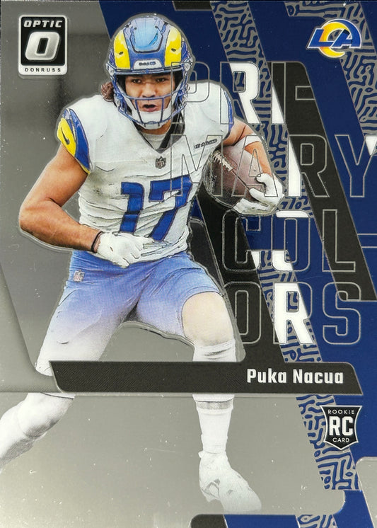 Puka Nacua Optic Primary Colors Rookie Rams