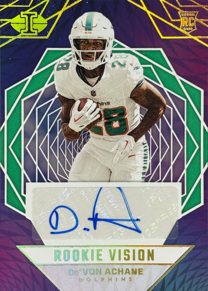 De’von Achane Illusions Rookie Vision Auto /10