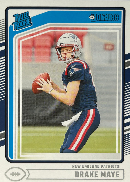 Drake Maye Donruss Rated Rookie Patriots