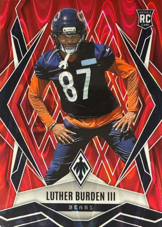 Luther Burden Phoenix Red Seismic /99 Rookie Bears