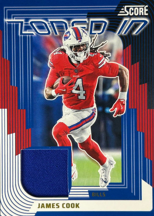 James Cook Zoned In Patch Bills