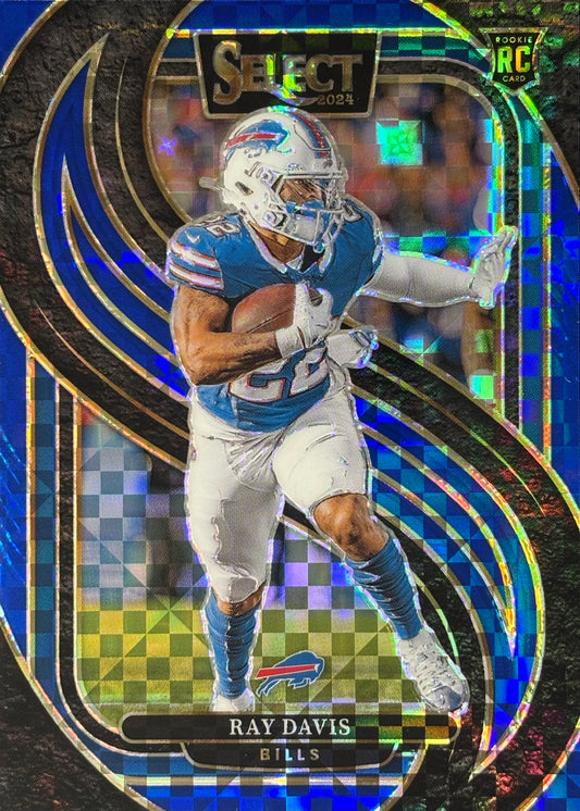 Ray Davis Select /175 Rookie Bills