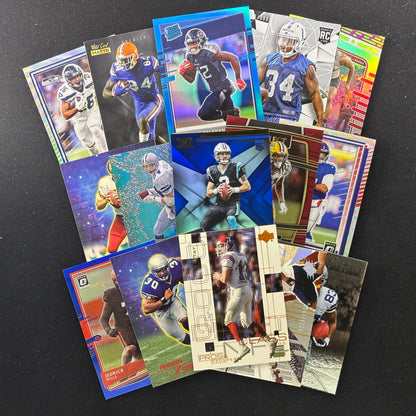 15x Serial Numbered Football Card Value Lot #2A-N