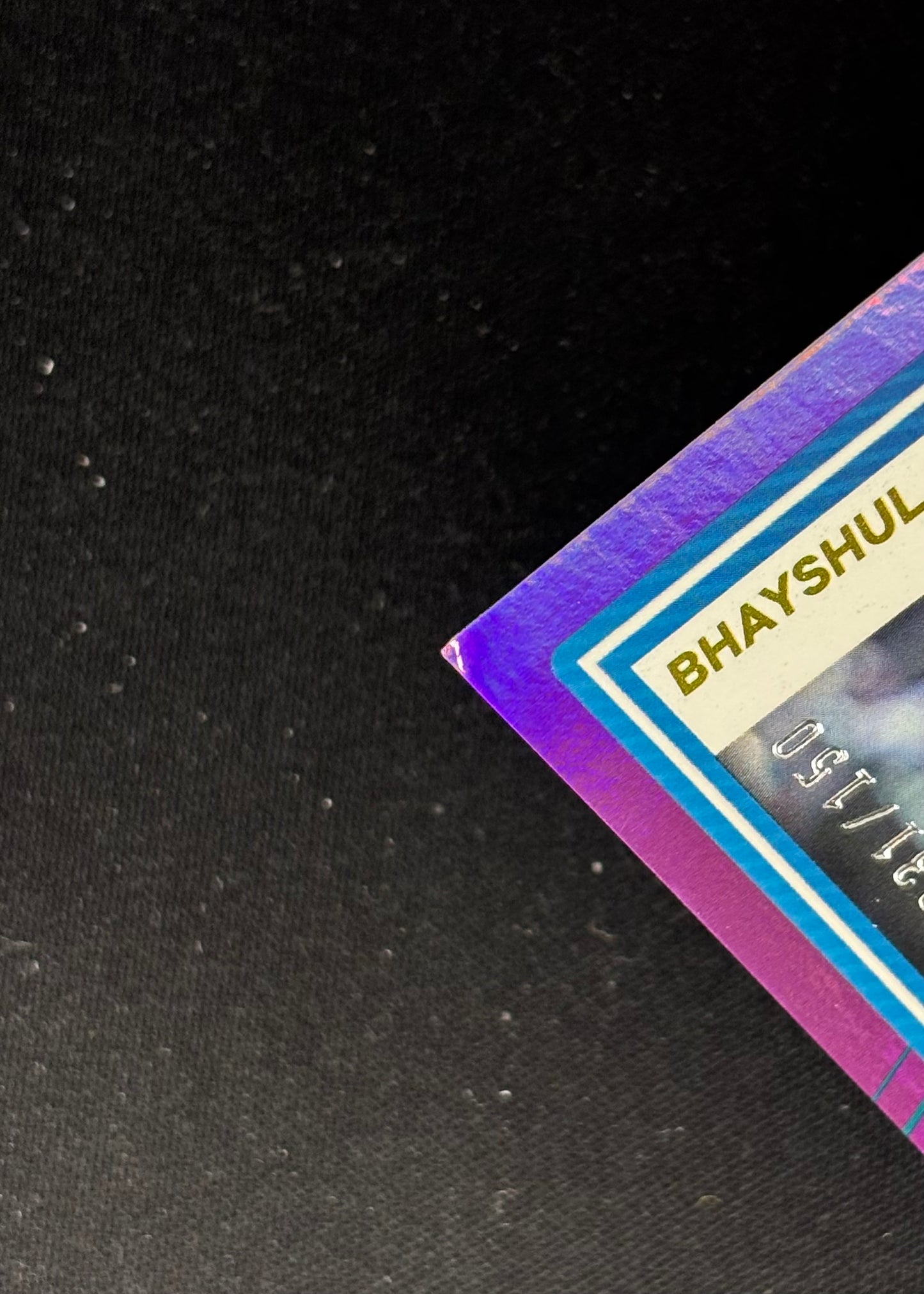 *Damaged* Bhayshul Tuten 2025 Panini Donruss Rated Rookie Auto Purple /150 Jaguars Sports Trading Cards