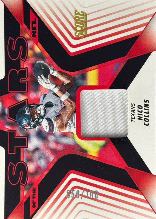 Nico Collins Stars of the NFL Patch /100 Texans