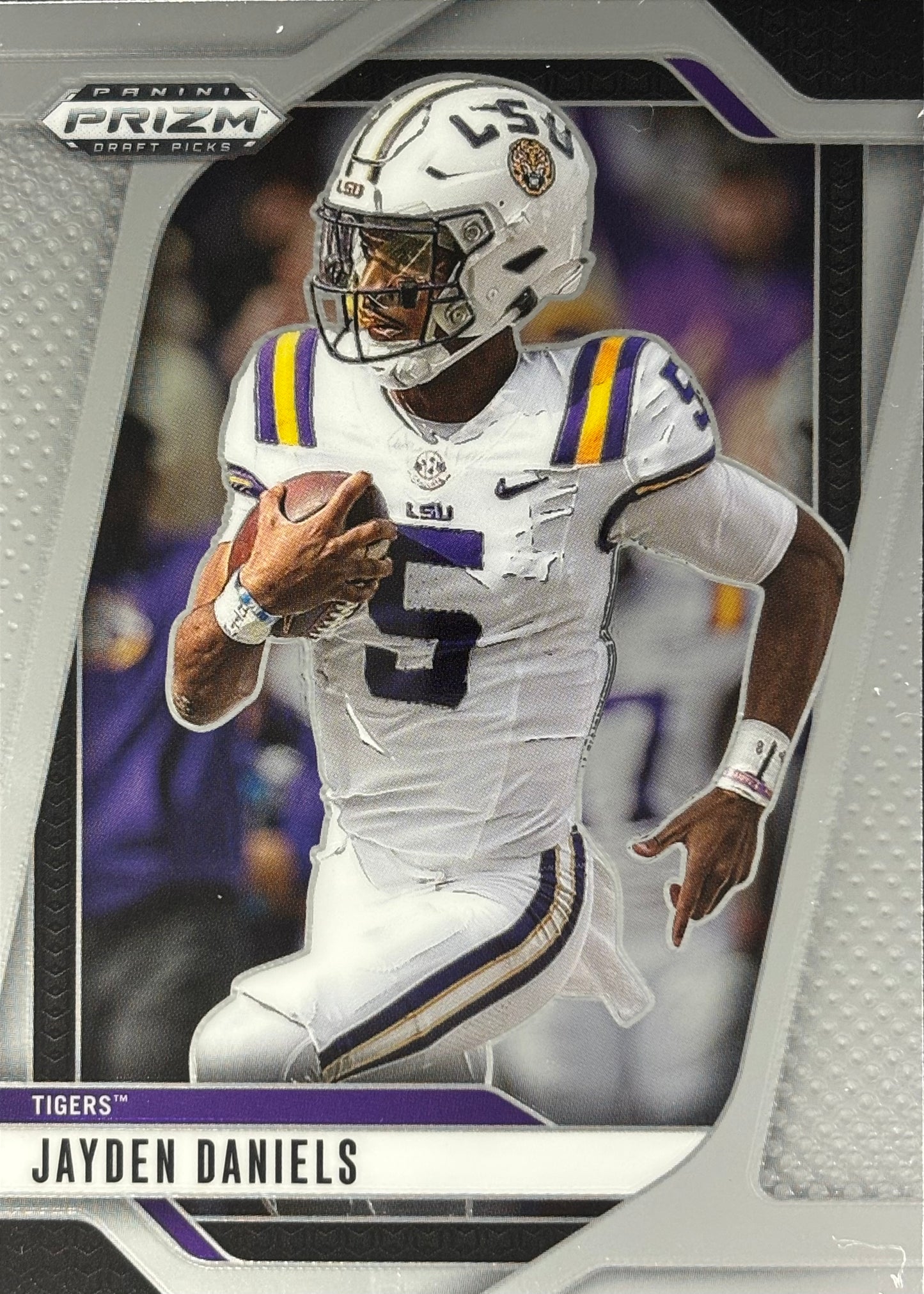 Jayden Daniels Prizm Draft Commanders Sports Card