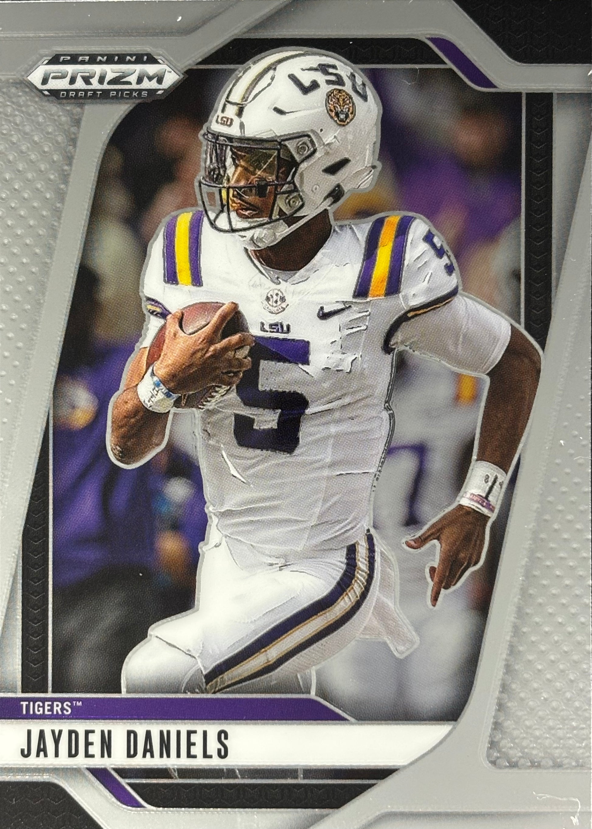 Jayden Daniels Prizm Draft Commanders Sports Card