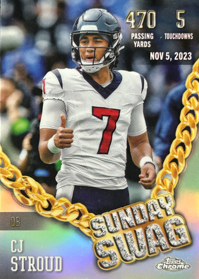 CJ Stroud Sunday Swag Refractor Texans