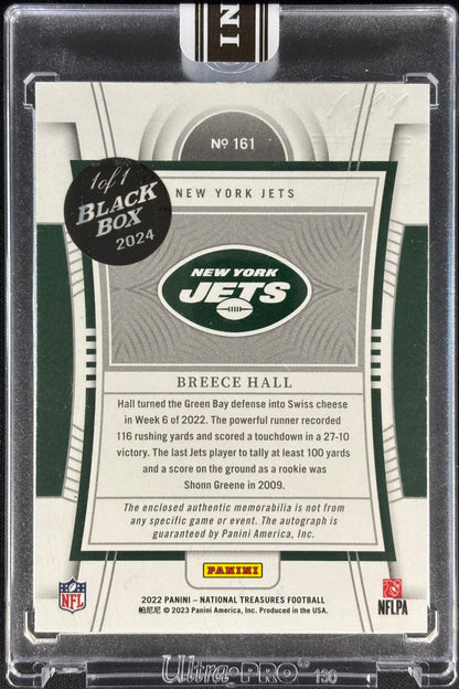Breece Hall National Treasures Stars & Stripes RPA Black Box 1/1