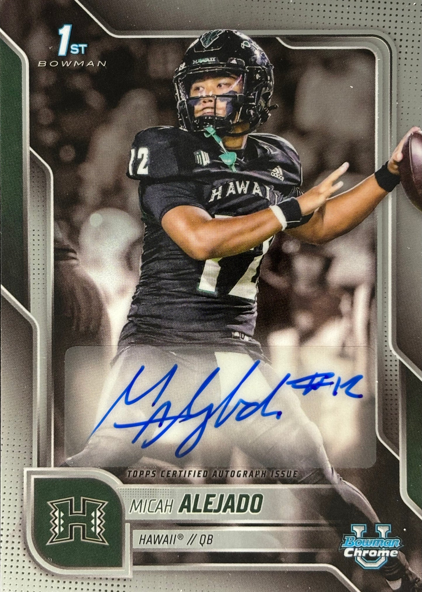 Micah Alejado Bowman U Chrome Auto 1st