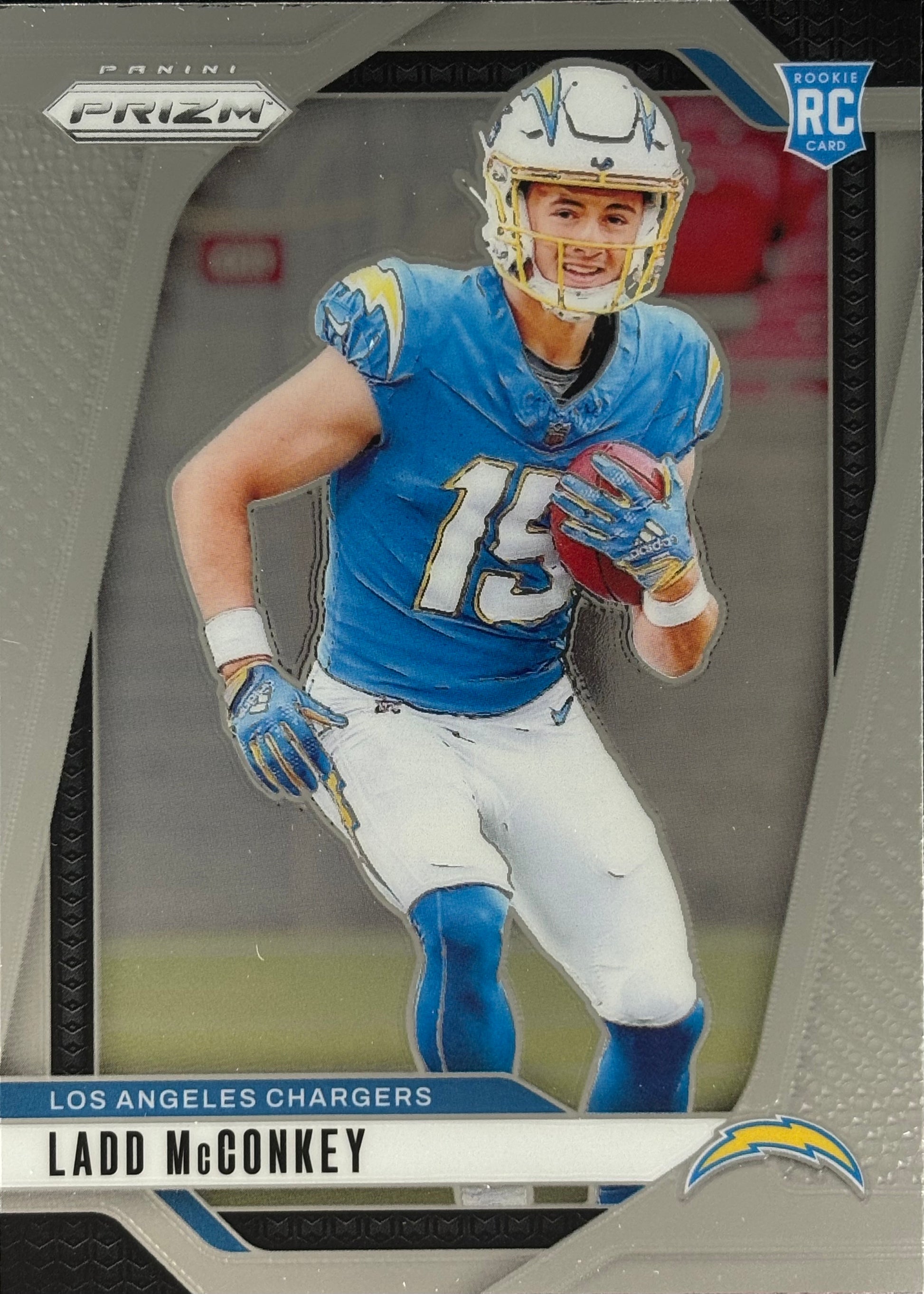 Ladd McConkey Prizm Rookie Chargers Sports Card