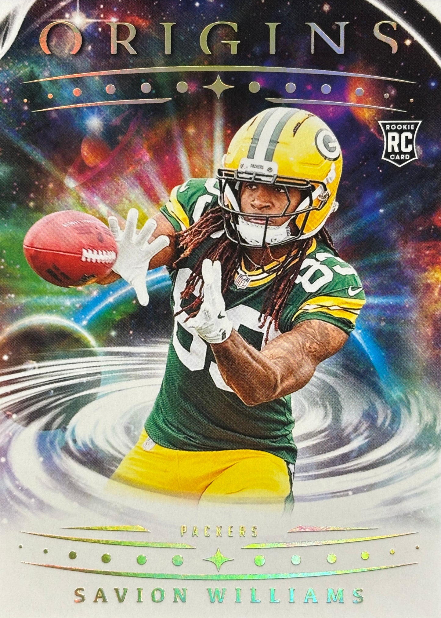 Savion Williams Origins Rookie Packers Sports Card