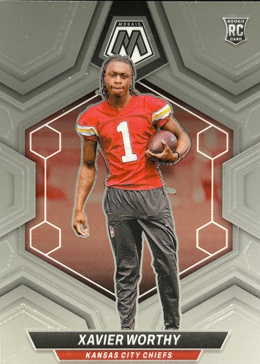 Xavier Worthy Mosaic Rookie Chiefs