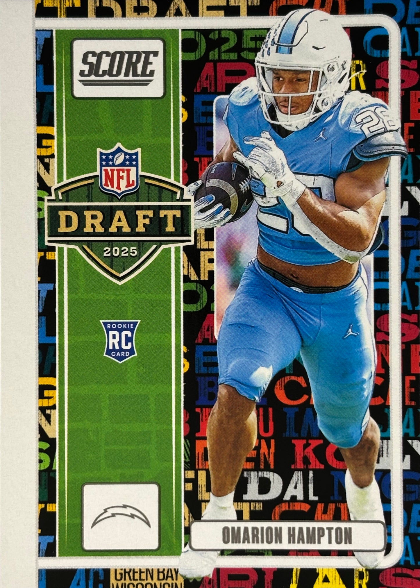 Omarion Hampton Score Draft Rookie Chargers