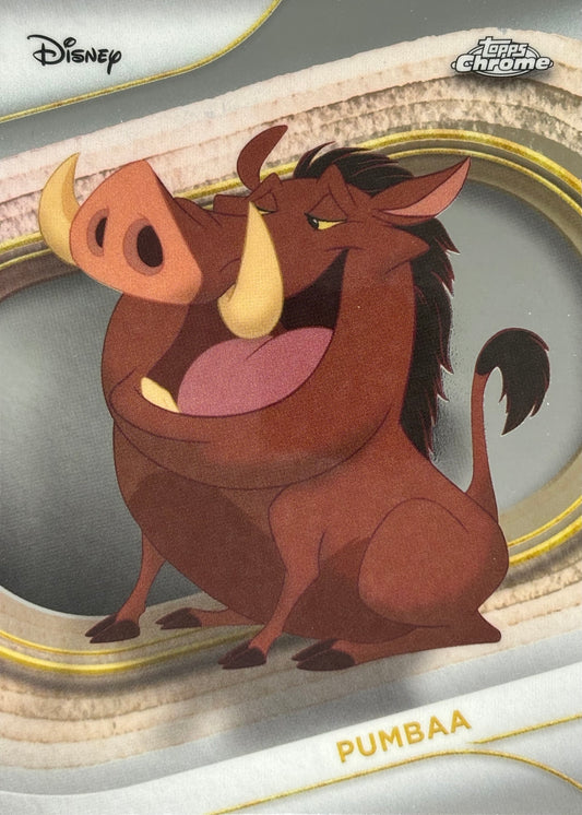 Pumbaa Topps Chrome Disney