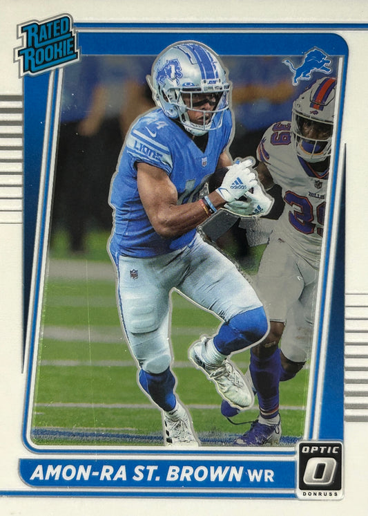 Jameson Williams Optic Rated Rookie Lions