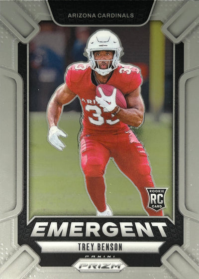 Trey Benson Emergent Rookie Cardinals