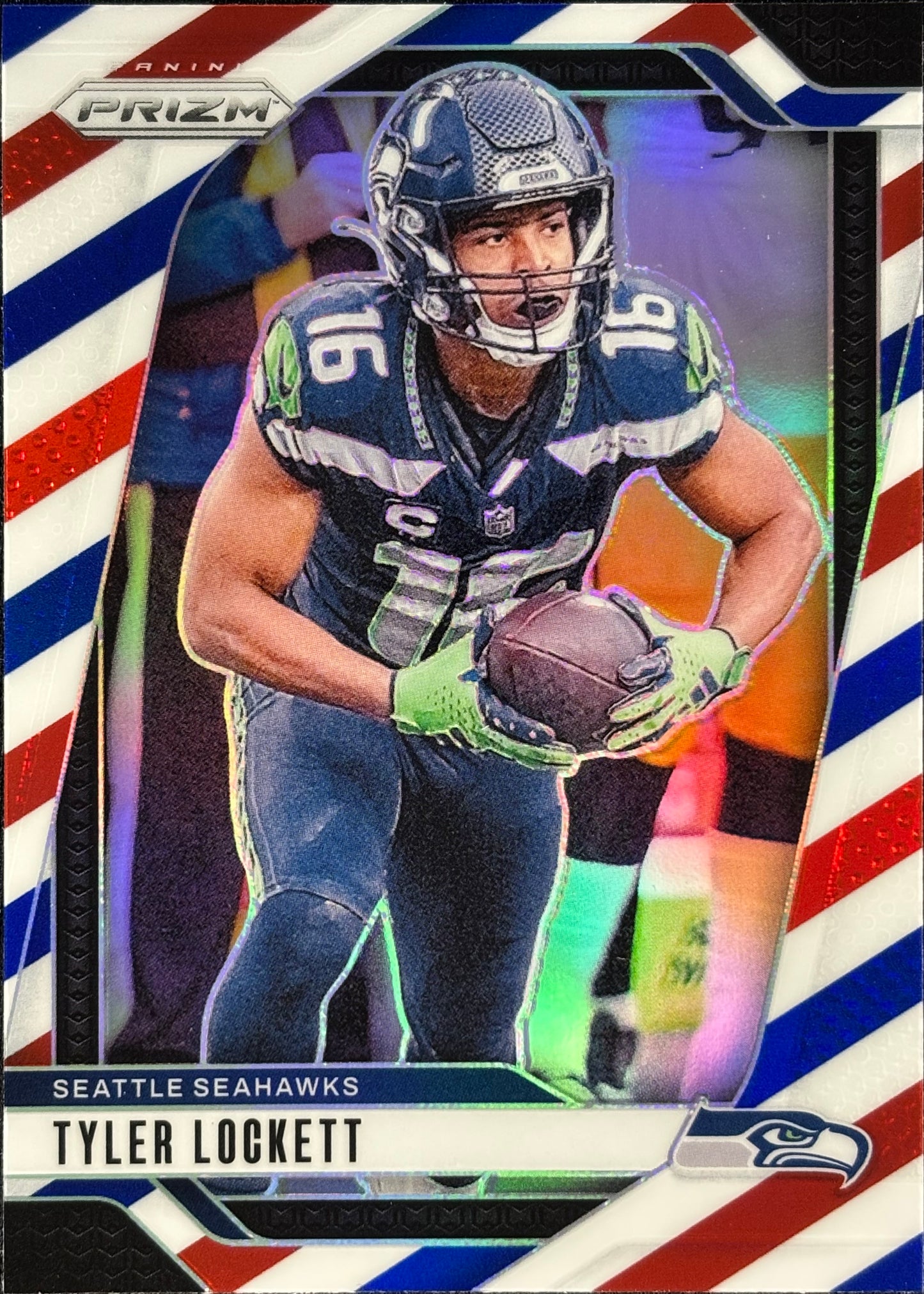 Tyler Lockett Prizm Red White Blue