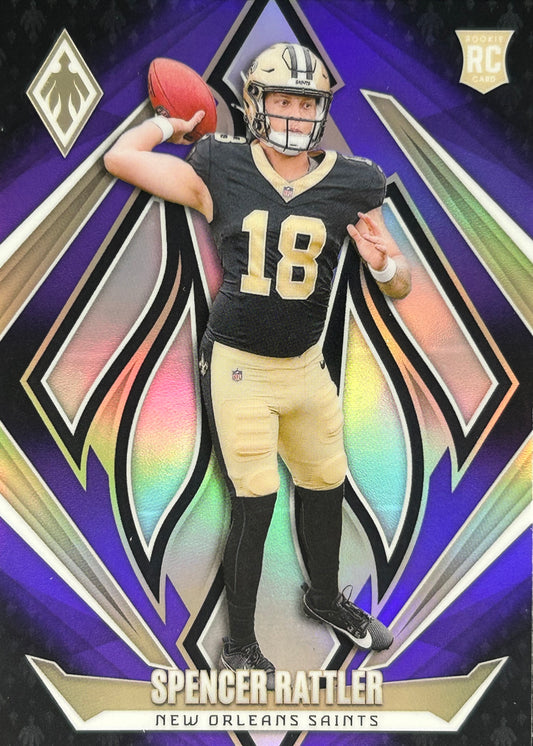 Spencer Rattler Phoenix Purple Fade Rookie