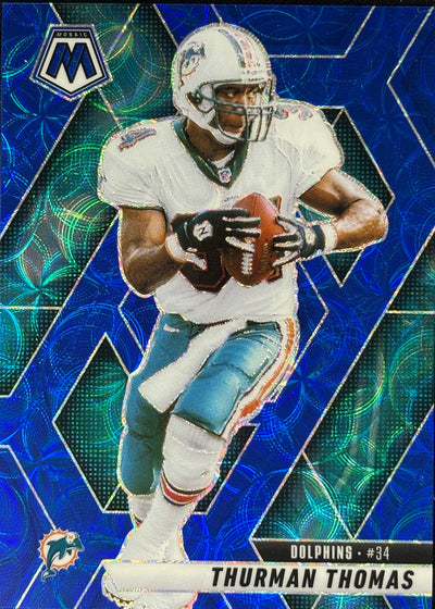 Thurman Thomas Mosaic Blue Scope Dolphins