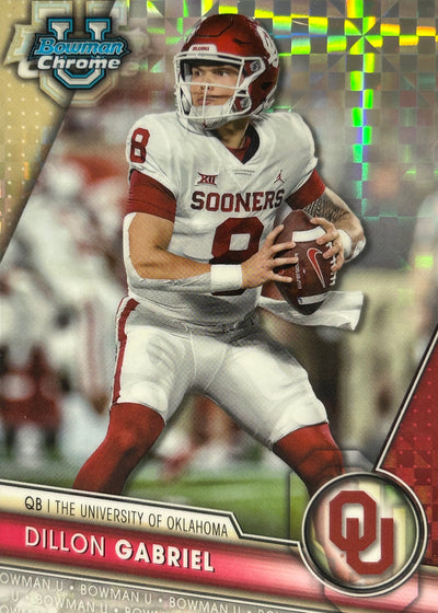 Dillon Gabriel Bowman U Chrome X-Fractor Browns