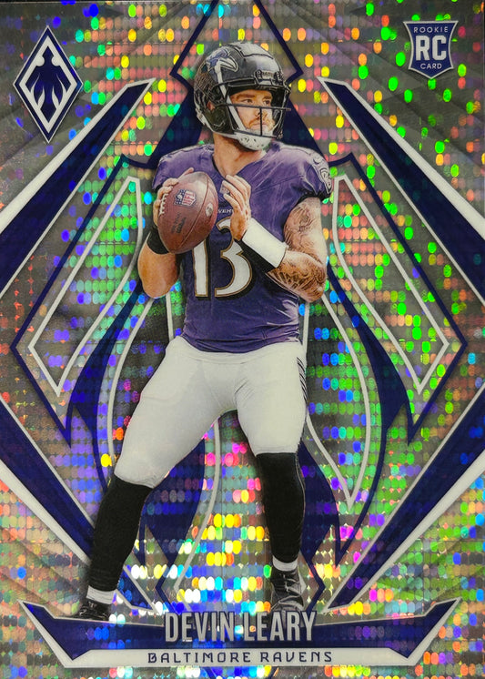 Devin Leary Phoenix Pulsar /200 Rookie Ravens