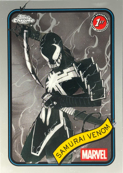 Samurai Venom Topps Chrome Marvel