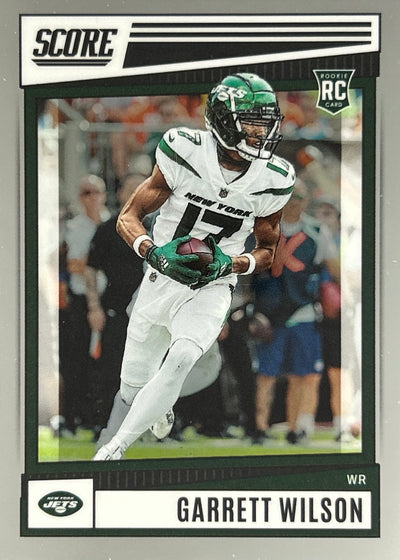 Garrett Wilson ChroniclesScore Rookie Jets Sports Card