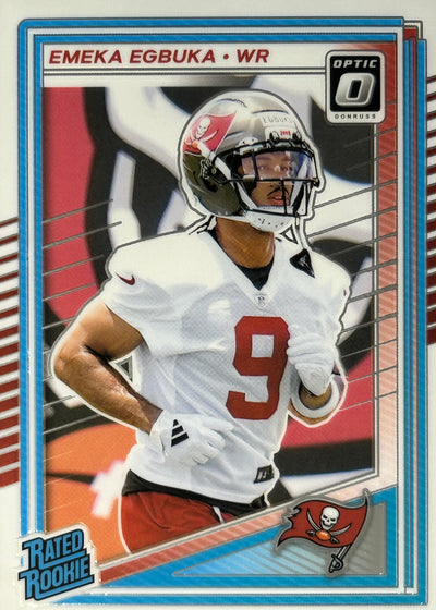 Emeka Egbuka Optic Rated Rookie Buccaneers Sports Card