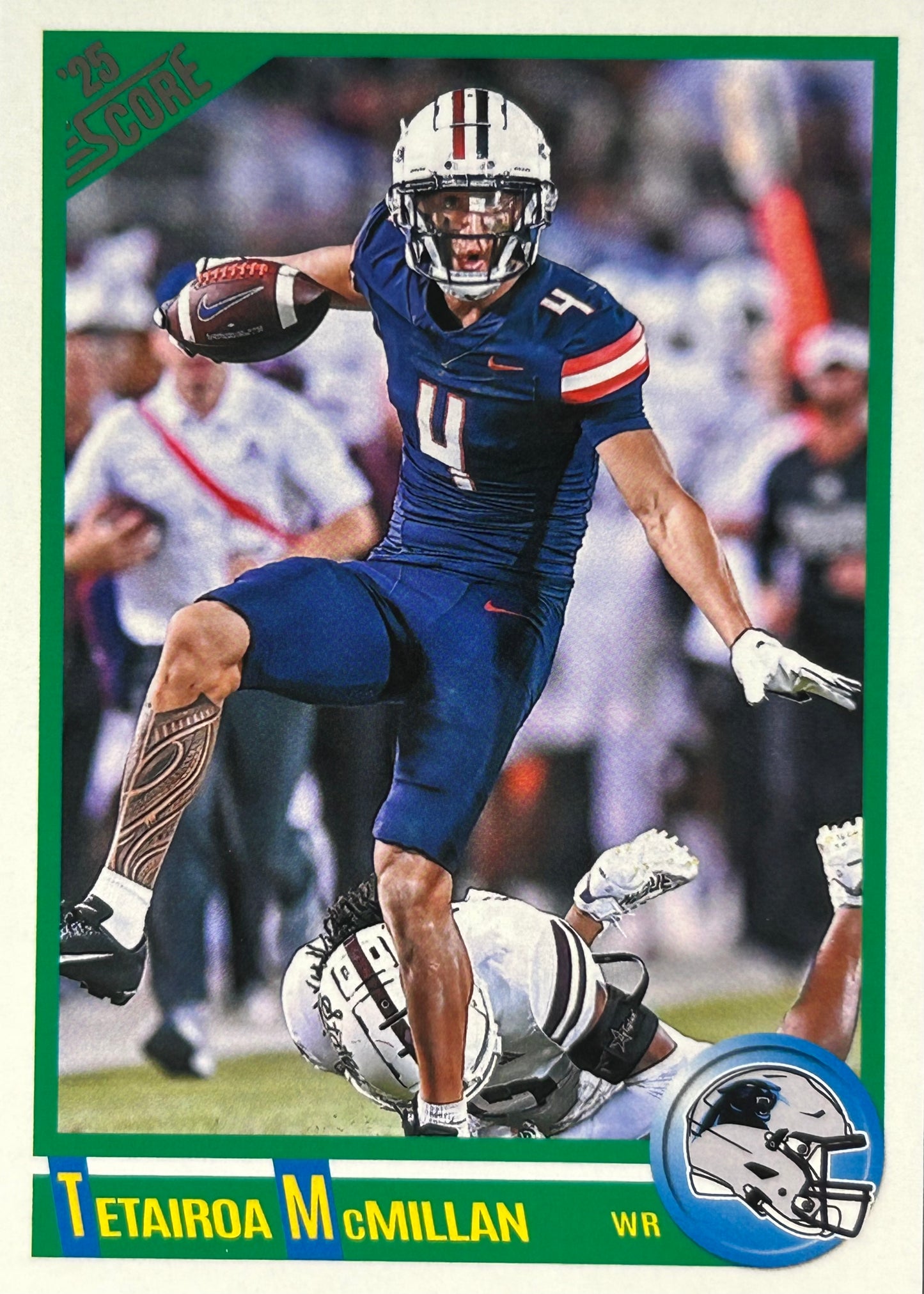 Tetairoa McMillan Score ‘25 Rookie Panthers