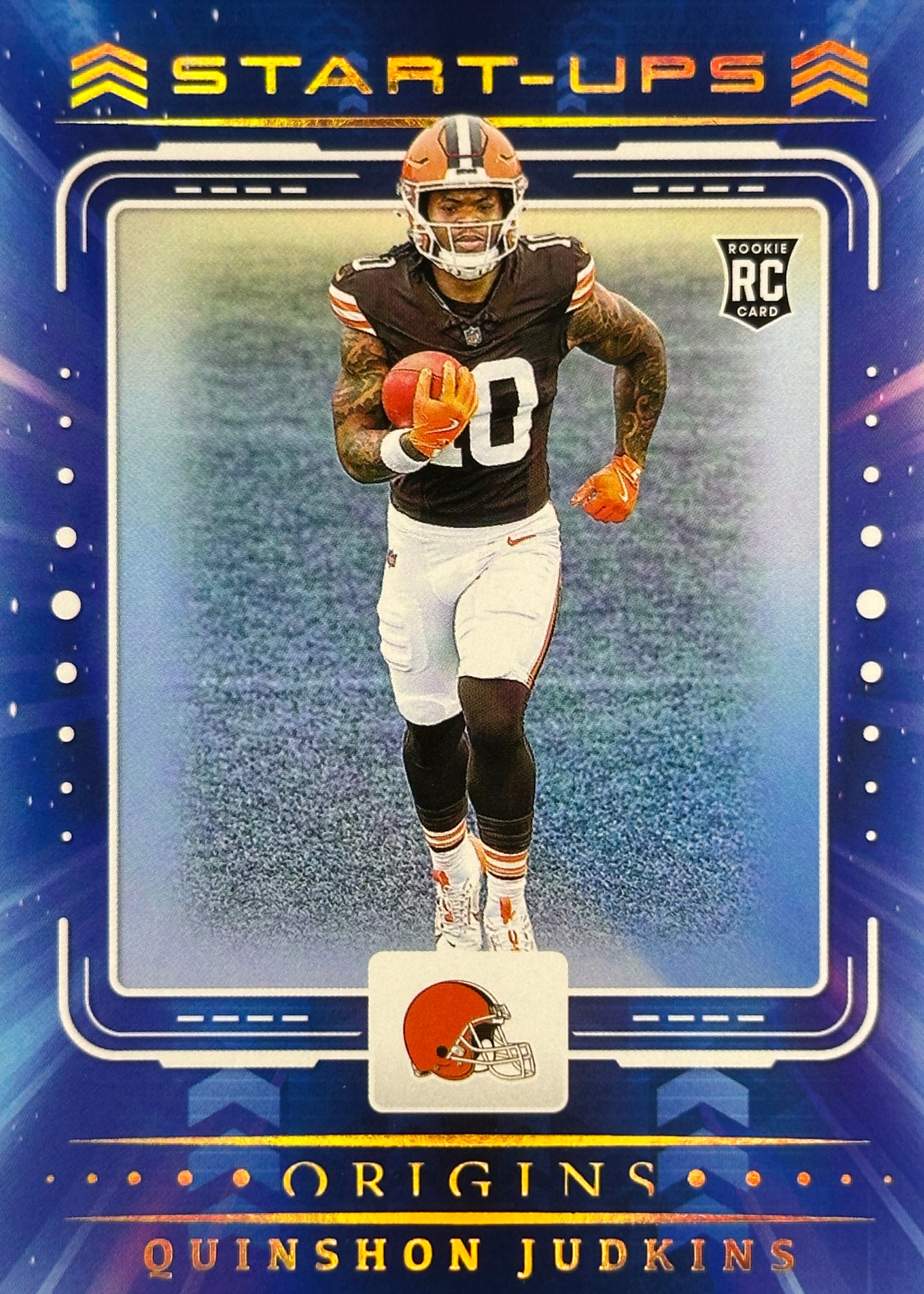 Quinshon Judkins Origins Start-Ups Rookie Browns Sports Card