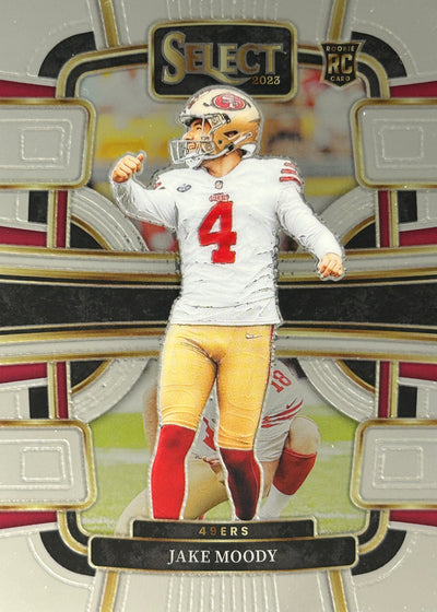 Jake Moody Select Rookie Concourse 49ers Commanders Sports Card