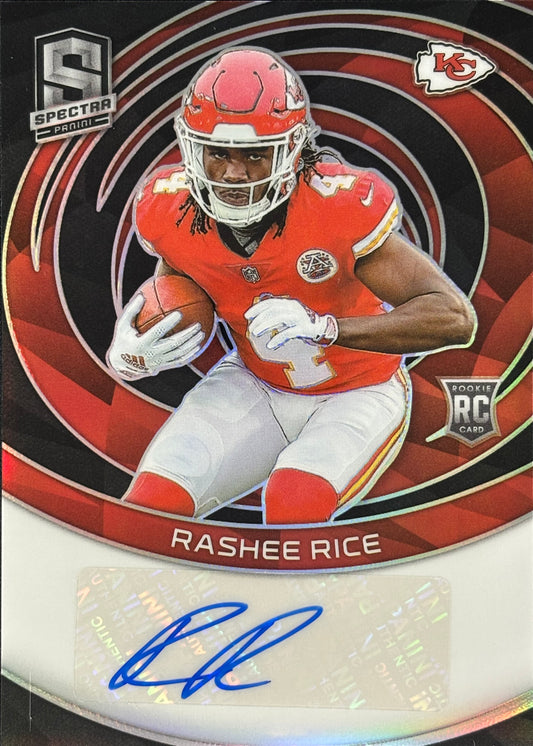 Rashee Rice Spectra Auto /99 Rookie Chiefs