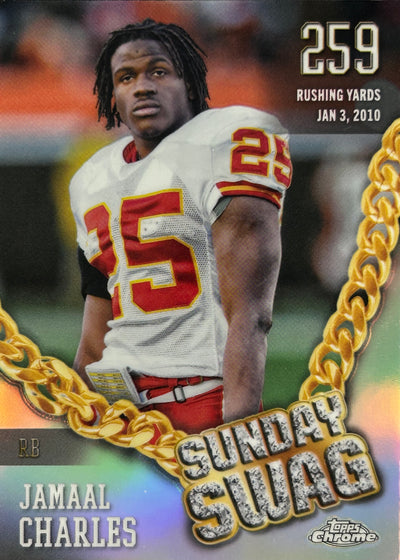 Jamaal Charles Sunday Swag Refractor Chiefs