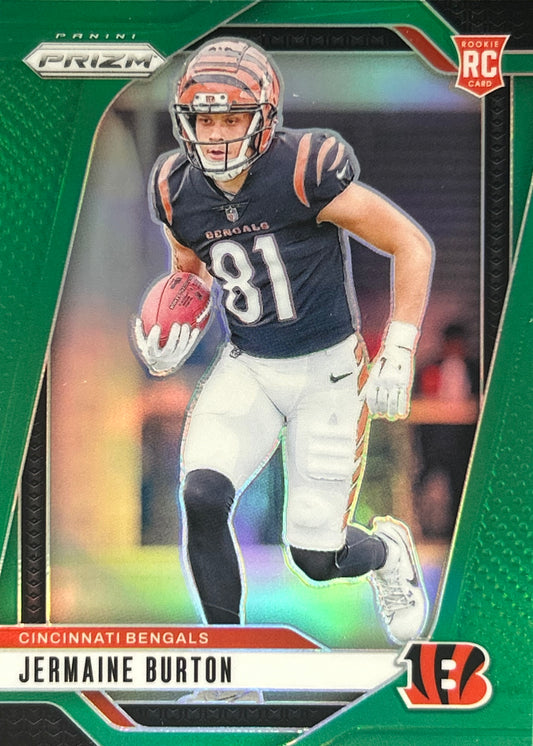 Jermaine Burton Prizm Green Rookie Bengals