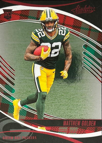 Matthew Golden Absolute Holiday Rookie Packers