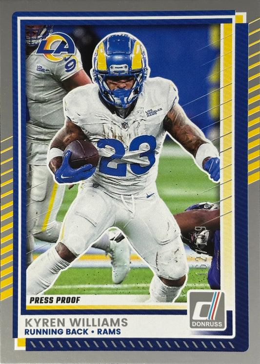 Kyren Williams Donruss /199 Rams