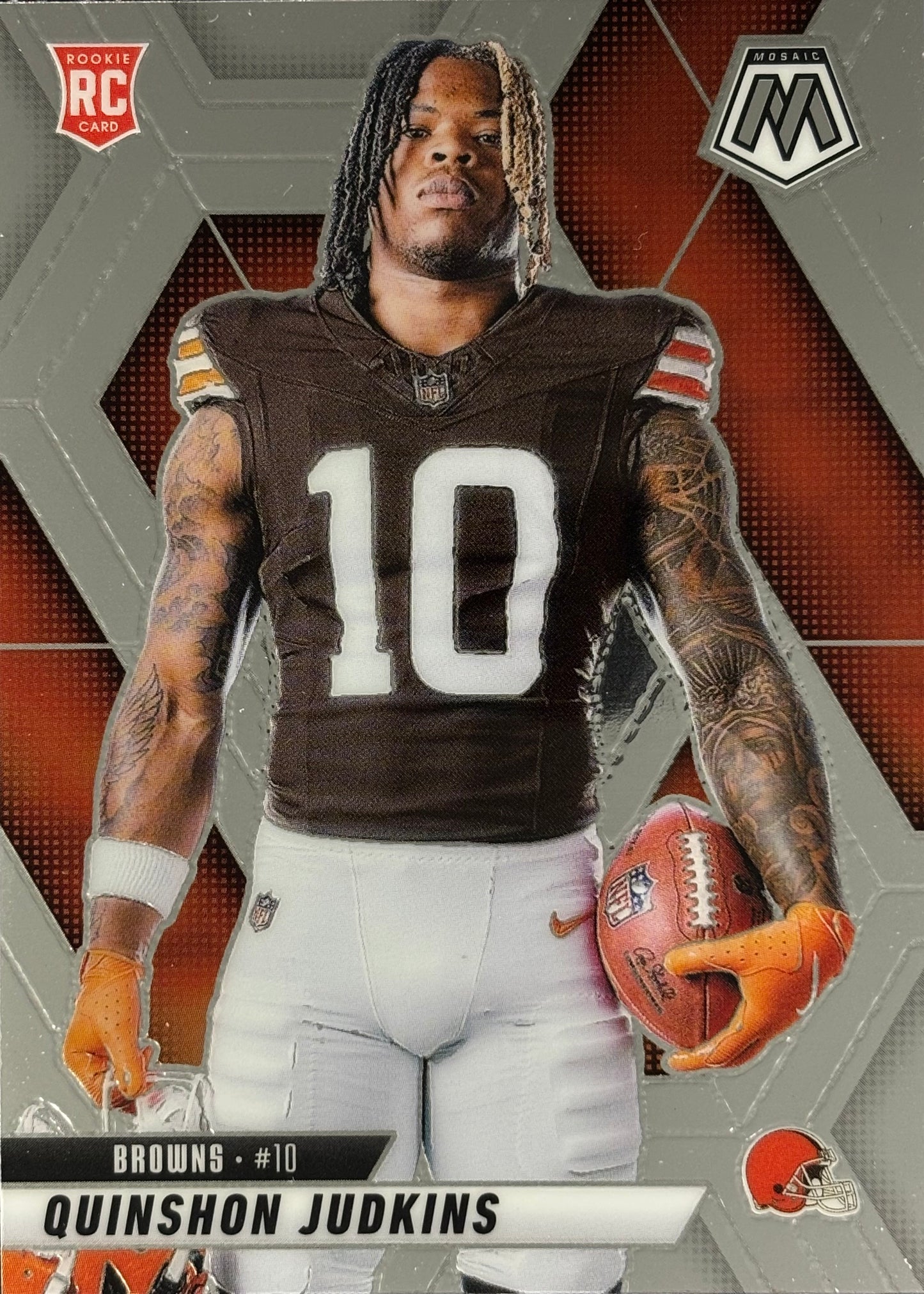 Quinshon Judkins Mosaic Variation Rookie Browns Sports Card