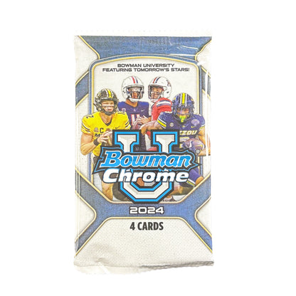 2024 Topps Bowman U Chrome Blaster Pack Sports Card