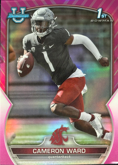 Cameron Ward Bowman U Chrome Pink 1st Titans