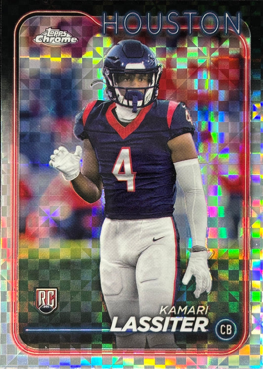 Kamari Lassiter Topps Chrome X-Fractor Rookie Texans
